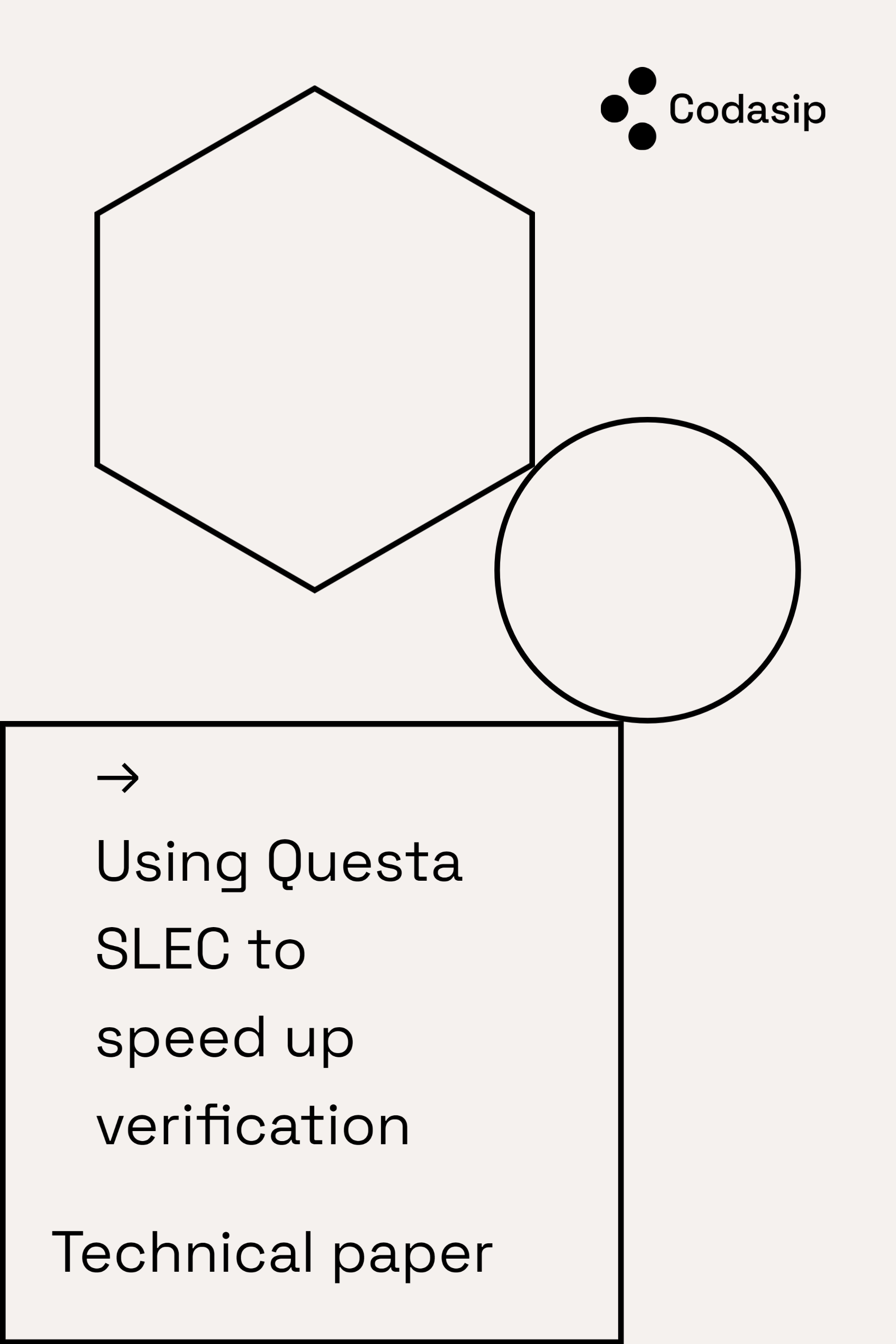 Whitepaper Cover - Using Questa® SLEC to speed up verification of multiple HDL outputs – Technical paper