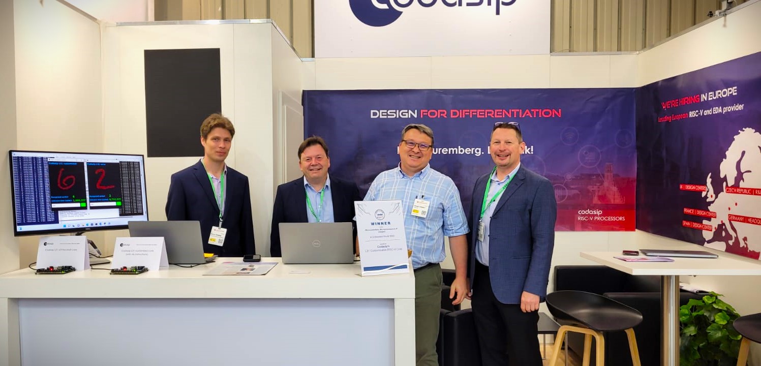 Embedded World 2022 – the RISC-V genie is out of the bottle - Codasip