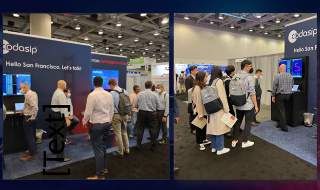 Codasip booth at DAC 2022 with demos