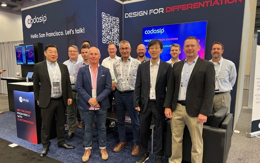 The Codasip team at our booth
