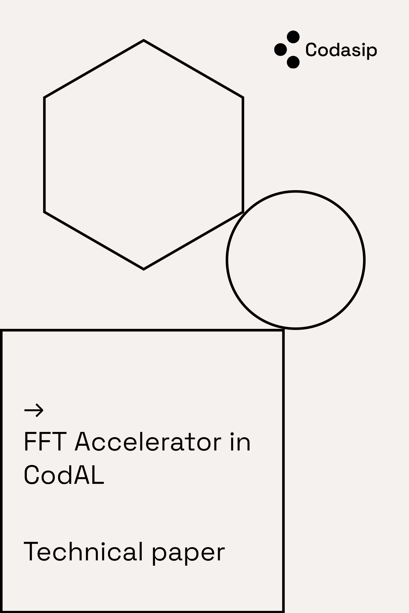 Whitepaper Cover - Fast Fourier Transform (FFT) Accelerator in CodAL