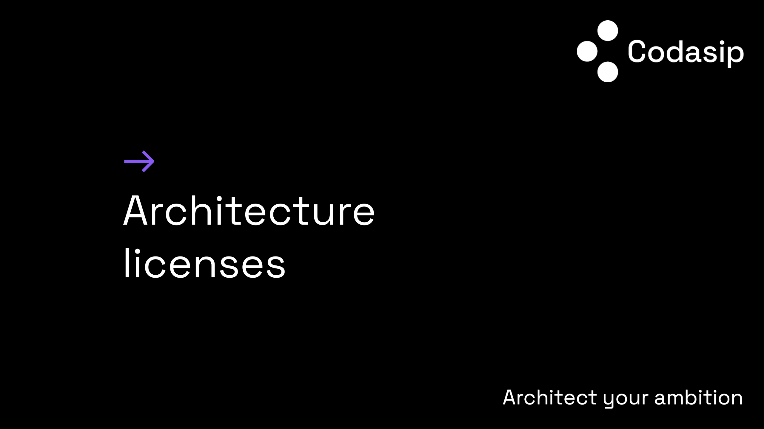 Reinventing architecture licenses Codasip