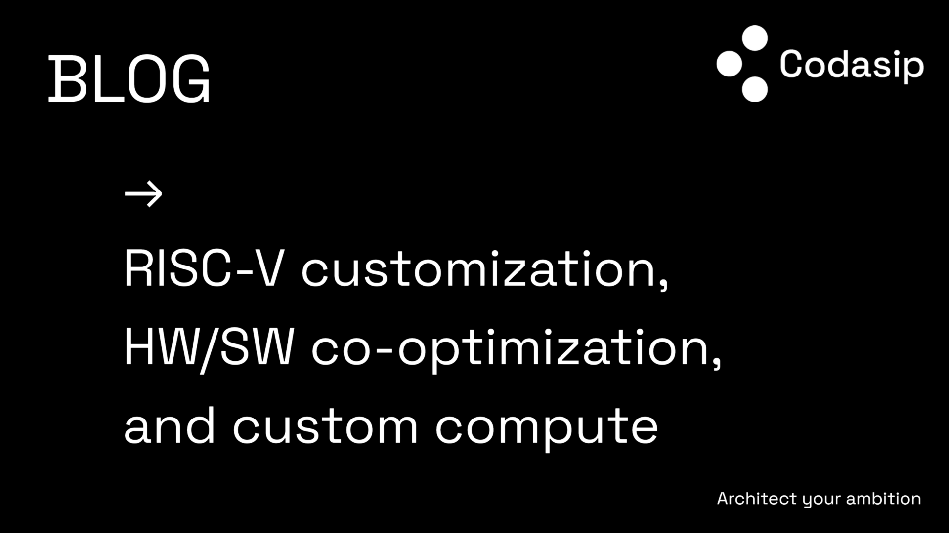 blog cover image for risc-v customization and custom compute