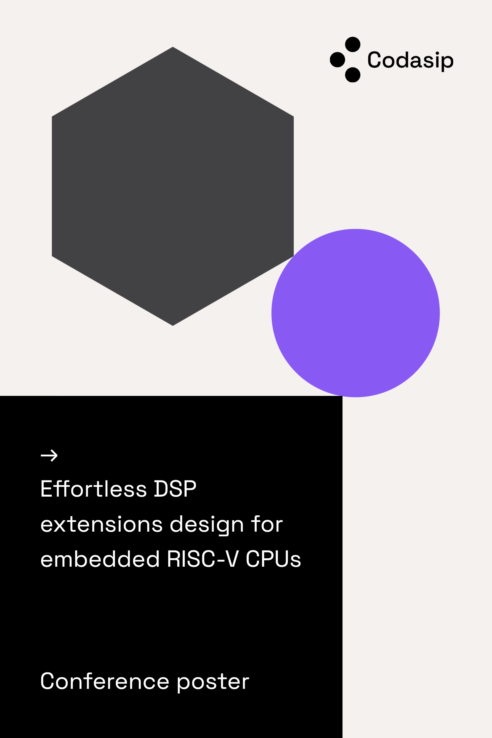 Whitepaper Cover - Effortless DSP extensions design for embedded RISC-V CPUs – Poster