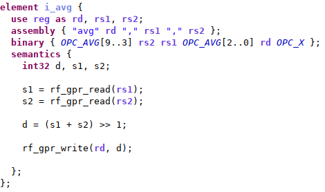 CodAL code LLVM compiler