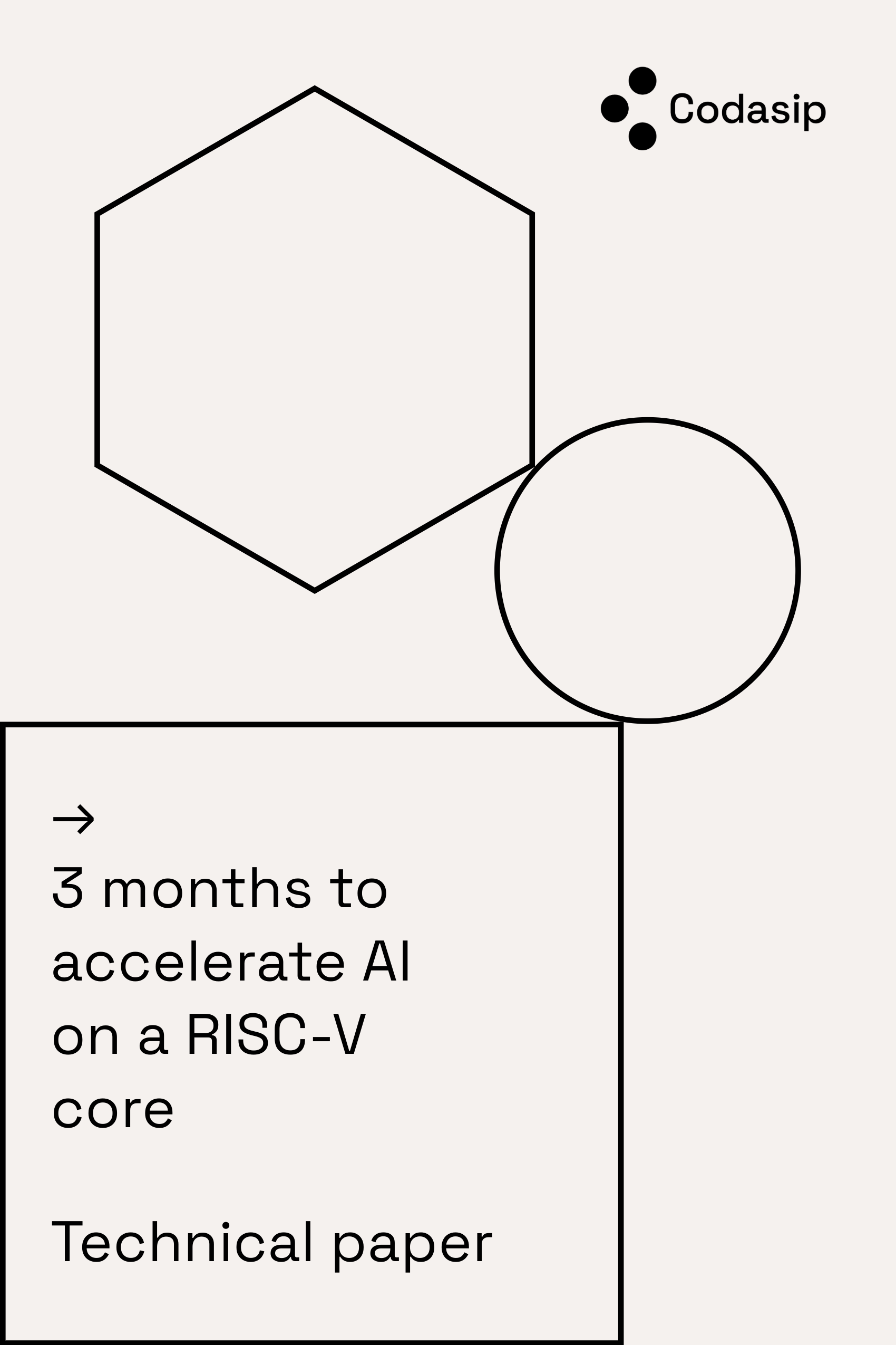 Whitepaper Cover - 3 months to accelerate AI on a RISC-V core