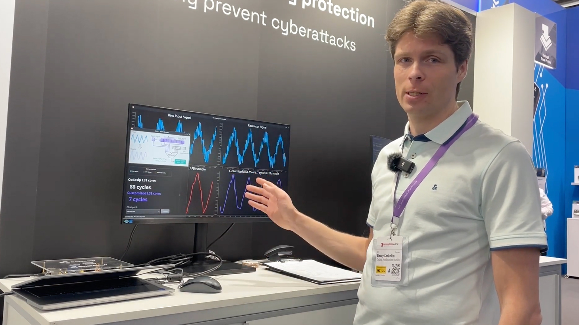 Codasip Demo - Accelerated DSP on a Customized RISC-V Core - Codasip