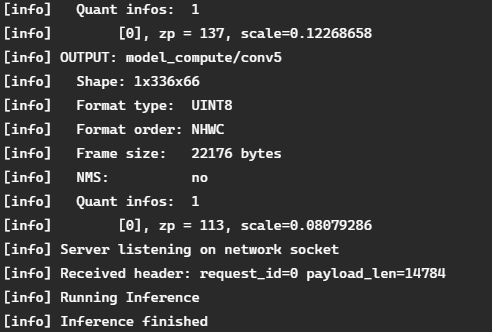 running inference